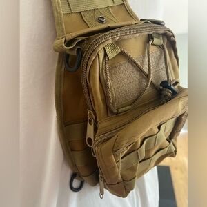 Tactical Military Style Crossbody Bag Army Green